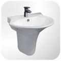 Ceramic Basin  รหัส MC283 อ่างเซรามิก อ่างล้างหน้า อ่างล้างมือ ยี่ห้อ MARVEL bathroom company บริษัท มาร์เวล เทคโนโลยี จำกัด Tel 029785650-2